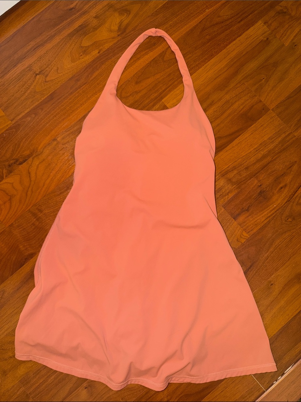 Women’s Backless Halter Dress in Dusty Pink/Mauve - Picture 3 of 7